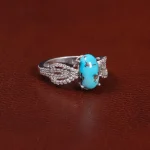 انگشتر فیروزه شجری زنانه کد 27240