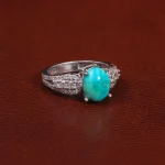 انگشتر فیروزه شجری زنانه کد 27250