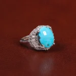 انگشتر فیروزه شجری زنانه کد 27254