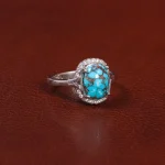 انگشتر فیروزه شجری زنانه کد 27256