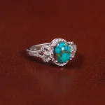 انگشتر فیروزه شجری زنانه کد 27257