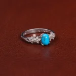 انگشتر فیروزه شجری زنانه کد 27281