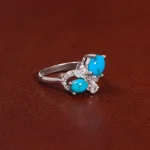 انگشتر فیروزه شجری زنانه کد 27289