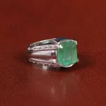 انگشتر زمرد مردانه کد 27344