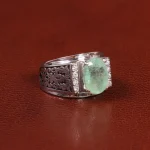 انگشتر زمرد مردانه کد 27347