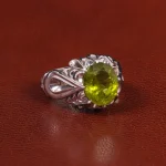 انگشتر زبرجد مردانه کد 27352