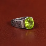 انگشتر زبرجد مردانه کد 27353