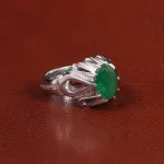 انگشتر زمرد مردانه کد 27366