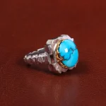 انگشتر فیروزه شجری مردانه کد 27450