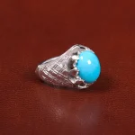 انگشتر فيروزه عجمی مردانه کد 27472