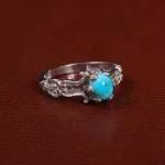 انگشتر فیروزه شجری زنانه کد 27563