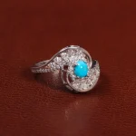 انگشتر فیروزه شجری زنانه کد 27568