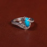 انگشتر فیروزه شجری زنانه کد 27569