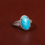 انگشتر فیروزه شجری زنانه کد 27571