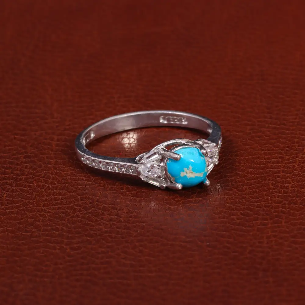 انگشتر فیروزه شجری زنانه کد 27573