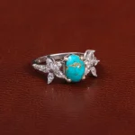 انگشتر فیروزه شجری زنانه کد 27586