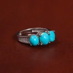 انگشتر فیروزه شجری زنانه کد 27600