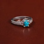 انگشتر فیروزه شجری زنانه کد 27604