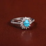 انگشتر فیروزه شجری زنانه کد 27605