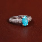 انگشتر فیروزه شجری زنانه کد 27629