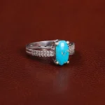 انگشتر فیروزه شجری زنانه کد 27633