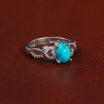 انگشتر فیروزه شجری زنانه کد 27635