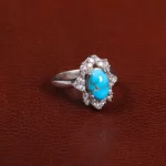 انگشتر فیروزه شجری زنانه کد 27641