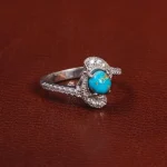 انگشتر فیروزه شجری زنانه کد 27645