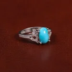 انگشتر فیروزه شجری زنانه کد 27664