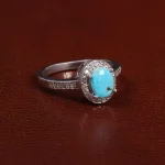 انگشتر فیروزه شجری زنانه کد 27665