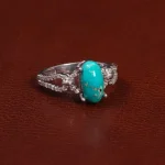 انگشتر فیروزه شجری زنانه کد 27668