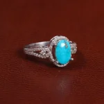 انگشتر فیروزه شجری زنانه کد 27685