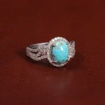 انگشتر فیروزه شجری زنانه کد 27692