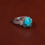 انگشتر فیروزه شجری زنانه کد 27696