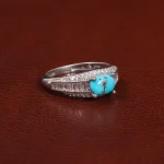 انگشتر فیروزه شجری زنانه کد 27704