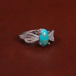 انگشتر فیروزه شجری زنانه کد 27711