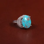 انگشتر فیروزه شجری زنانه کد 27736