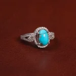 انگشتر فیروزه شجری زنانه کد 27742