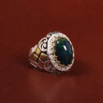 انگشتر اوپال مردانه کد 27773
