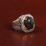 انگشتر اوپال مردانه کد 27777