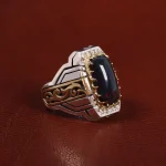 انگشتر اوپال مردانه کد 27778