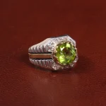 انگشتر زبرجد مردانه کد 27784