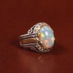 انگشتر اوپال مردانه کد 27789