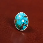 انگشتر فیروزه شجری مردانه کد 27218