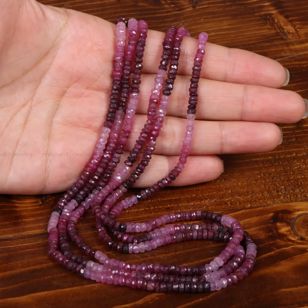 گردنبند یاقوت سرخ کد 26845