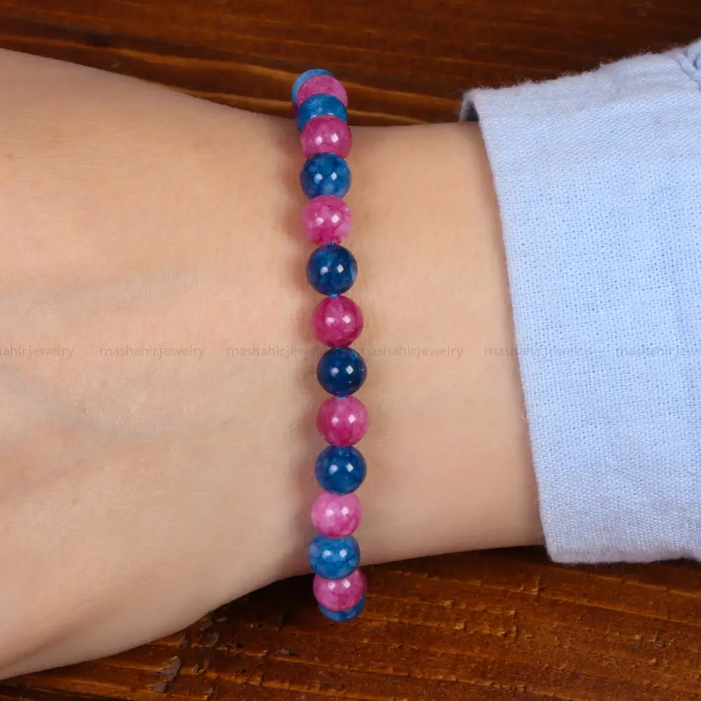 دستبند عقیق زنانه کد 26970