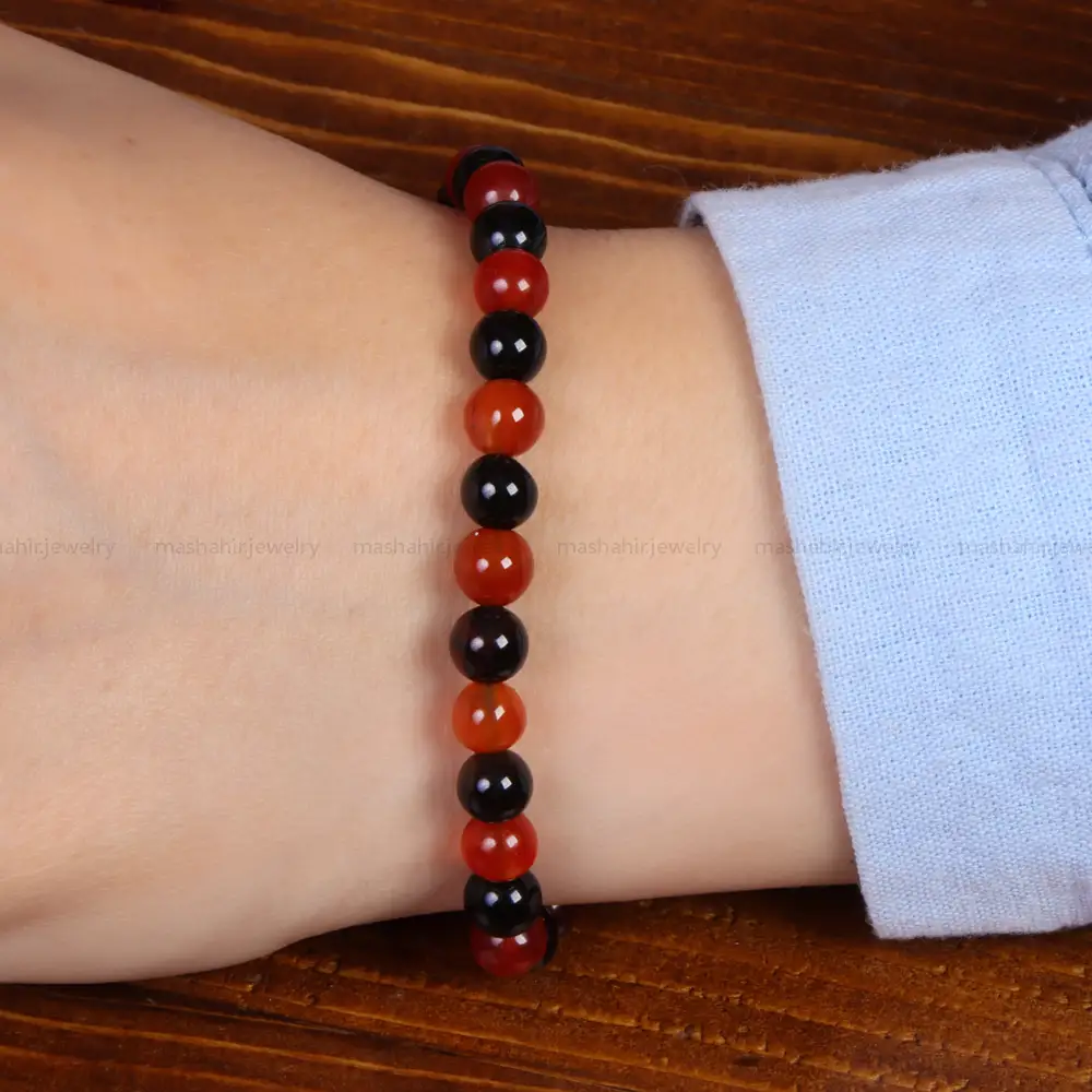 دستبند عقیق اسپرت کد 26974