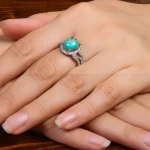 انگشتر فیروزه شجری زنانه کد 27228