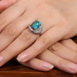 انگشتر فیروزه شجری زنانه کد 27229