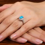انگشتر فیروزه شجری زنانه کد 27230